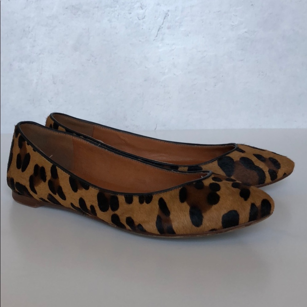 Madewell Leopard Print Flats Size 5.5